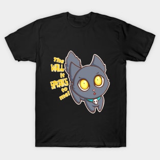 Cat has seen things. T-Shirt